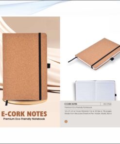 Eco Hard Bound Notebooks - Cover made with Cork And Recycled pages