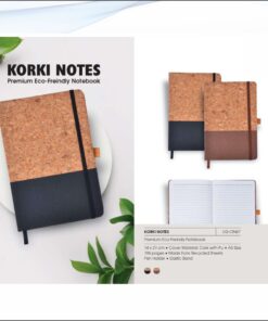 Hard Bound Notebooks - Cover made with Cork & PuAnd Recycled pages