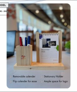 Pen Holder And Removable Calender
