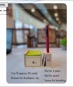 Sticky Notes, VC Holder, Pen Holder And Stationery Drawer