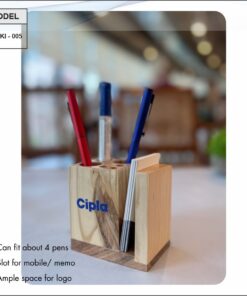 Pen Stand With Visiting Card Holder