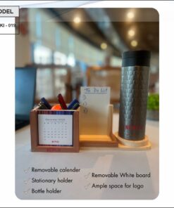 Removable Calander, Pen Stand, Coaster, Removable White Board, Marker And Duster