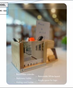 Removable Calander, Penstand, Coaster 4 pcs, Whiteboard, VC Holder