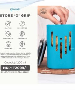 Glasafe Store O Grip Tranquil Teal Blue - 1200 ml