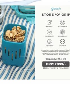 Glasafe Store O Grip Tranquil Teal Blue - 250 ml