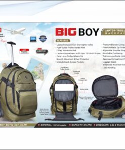 Swiss Military Laptop Backpack Cum Trolley (Big Boy)