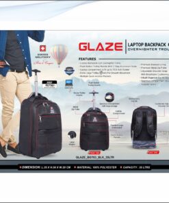 Swiss Military Laptop Backpack Cum Trolley (Glaze)