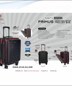 Swiss Military Primus - 55 cms - 20 inches appx - Hard Top Laptop Trolley Bag