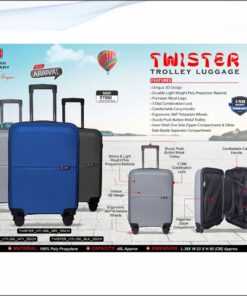 Swiss Military Twister - 55 cms - 20 inches appx - Hard Top Trolley Bag