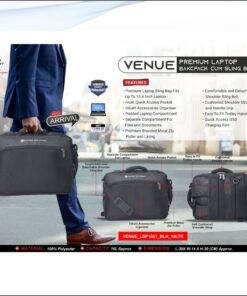 Swiss Military Venue Laptop Backpack Cum Sling Bag