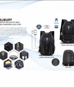 Swiss Military Luxary Laptop Backpack With USB And Aux Port