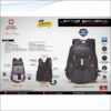 Swiss Military Pioneer Laptop Backpack With USB And Aux Port