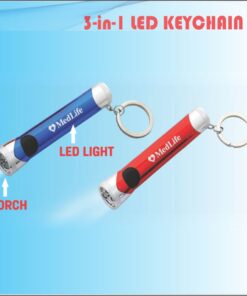 3 in 1 LED Keychain