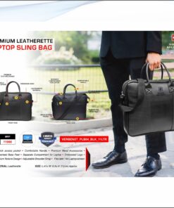 Swiss Military Verbenxt Leatherette Laptop Sling Bag