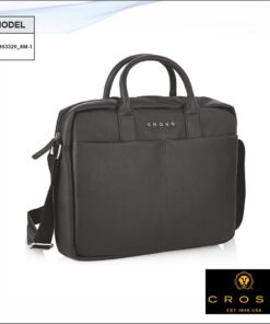 Cross Jiloz Black Prime Briefcase (With Strolley Strap)