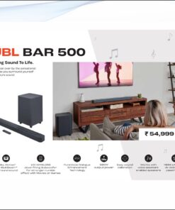 JBL BAR 500 Sound Bar with Wireless Subwoofer
