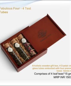 Fabulous 4 Flavours of Tea in Test Tubes