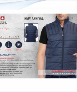 Swiss Military Sleeveless Bomber Jacket