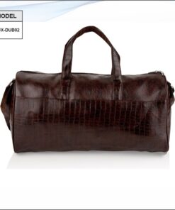Duffle Bag Croc Brown