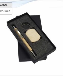Wooden Gift Set With Plastic Pen