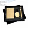 Wooden Gift Set With Plastic Pen
