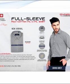 Swiss Military Fil-A-Fil Poly Cotton Shirt