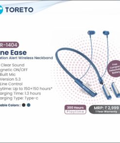 Toreto Tune Ease Wireless Neckband