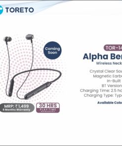 Toreto Alpha Bend Wireless Neckband