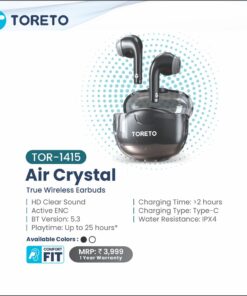 Toreto Air Crystal TWS Earbuds