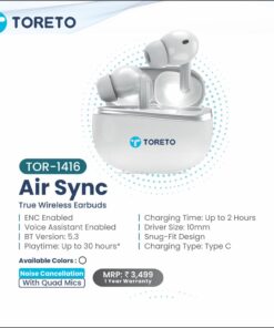 Toreto Air Sync TWS Earbuds