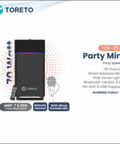Toreto Party Mini Bluetooth Speaker