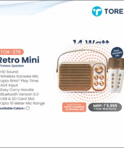 Toreto Retro Mini Speaker