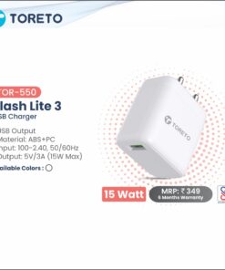 Toreto Flash Lite 3 Charger