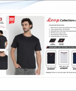 Swiss Military Sports Round Neck Dry-Fit Tshirt