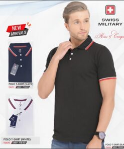 Swiss Military Polo T-Shirt With Tipping