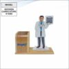 Wooden Carricature Pen Stand