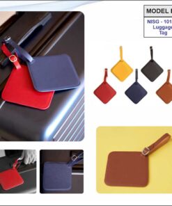 Vegan Leather Luggage Tag