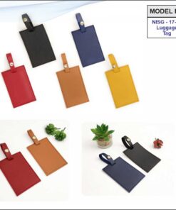 Vegan Leather Luggage Tag