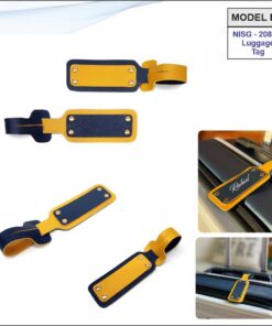 Vegan Leather Luggage Tag