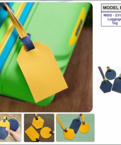 Vegan Leather Luggage Tag