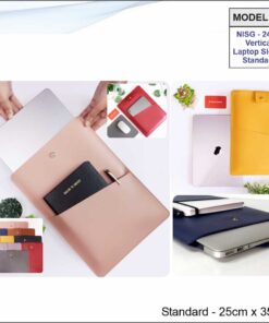 Vegan Leather Vertical Laptop Sleeve