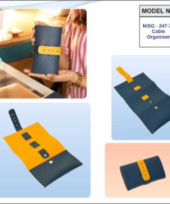 Vegan Leather Cable Organiser