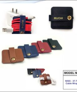 Vegan Leather Cable Organiser