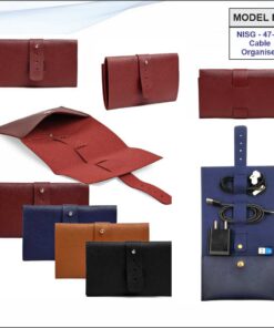 Vegan Leather Cable Organiser