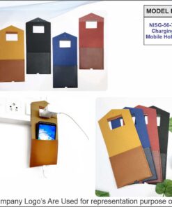 Vegan Leather Charging Mobile Holder