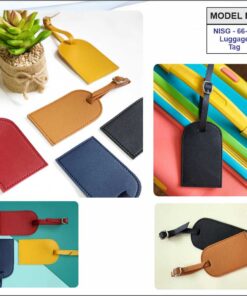 Vegan Leather Luggage Tag