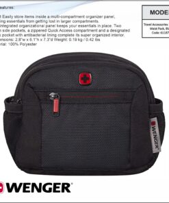 Wenger, Refresh, Waist Pack, Black