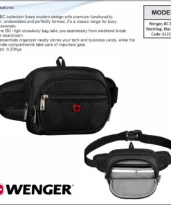 Wenger, BC Slide, Waistbag, Black