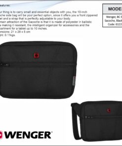 Wenger, BC Style, Sacoche, Black