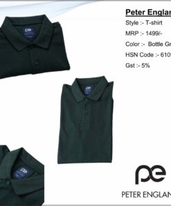 Peter England Bottle Green Tshirt